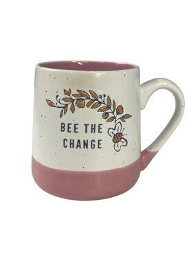 Bee The Change Coffee Mug Pink Interior Heartland Hive
